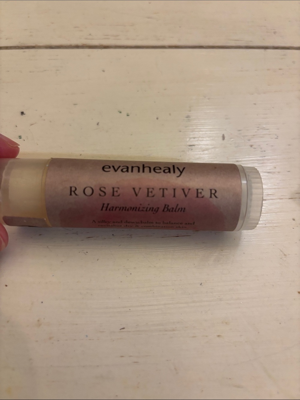 Evanhealy Rose Vetiver Harmonizing Balm — Rose-Toned Lip & Skin Balm